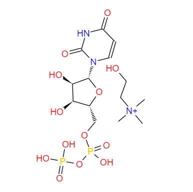 CAS： 99492-83-8，中文名稱： 尿苷二磷酸膽堿 英文名稱：Uridine Diphosphate Choline 