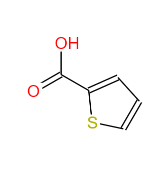 CAS： 527-72-0，中文名稱： 2-噻吩甲酸 英文名稱：2-Thenoesure 