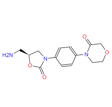 CAS： 446292-10-0，英文名稱：(S)-4-(4-(5-(Aminomethyl)-2-oxooxazolidin-3-yl)phenyl)morpholin-3-one 