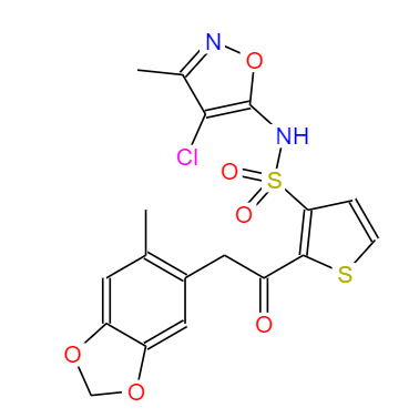 CAS： 184036-34-8，英文名稱：sitaxsentan 