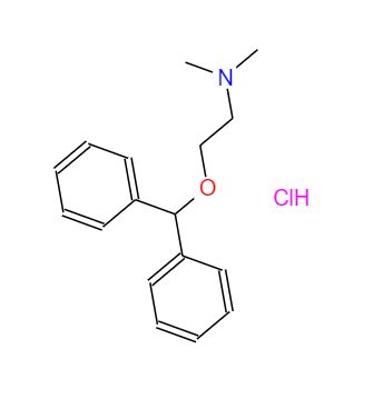 CAS： 147-24-0，中文名稱： 鹽酸苯海拉明 英文名稱： Diphenhydramine Hydrochloride 