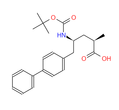 CAS： 1012341-50-2，中文名稱： (2R,4S)-5-(聯(lián)苯-4-基)-4-[(叔丁氧基羰基)氨基]-2-甲基戊酸,LCZ696中間體