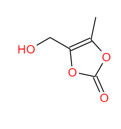 CAS： 91526-18-0，中文名稱： 4-(羥甲基)-5-甲基-[1,3]二氧雜環(huán)戊烯-2-酮 英文名稱：4-(Hydroxymethyl)-5-methyl-1,3-dioxol-2-one 