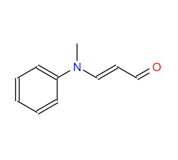 CAS： 14189-82-3，中文名稱： 3-(N-苯基-N-甲基)氨基丙烯醛 英文名稱：N-Methyl-N-phenyl-3-aminoacrolein 