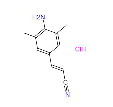 CAS： 661489-23-2,英文名稱(chēng)：(E)-3-(4-Amino-3,5-dimethylphenyl)acrylonitrile Hydrochloride 