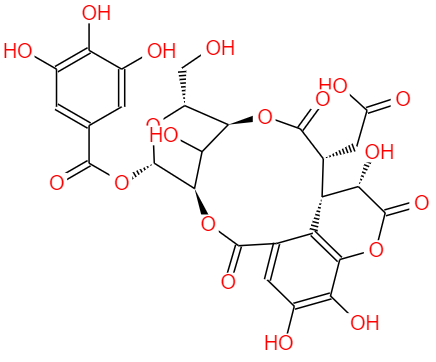 CAS： 166833-80-3，中文名稱： 訶子寧 英文名稱：Chebulanin 