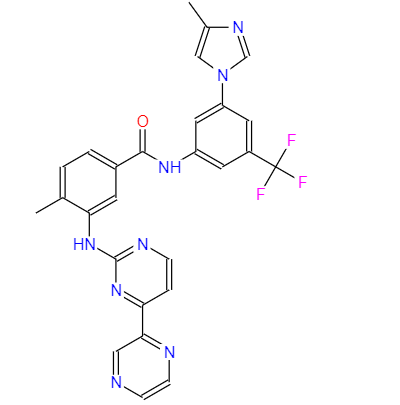 CAS： 926037-48-1，中文名稱： 拉多替尼 英文名稱：Radotinib 