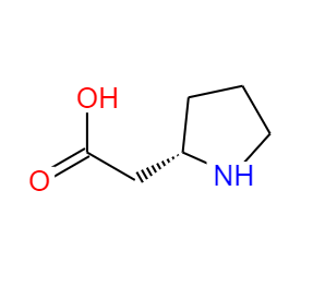 CAS： 56633-75-1，中文名稱： (s)-吡咯烷乙酸 英文名稱：(S)-2-(Pyrrolidin-2-yl)aceticacid 