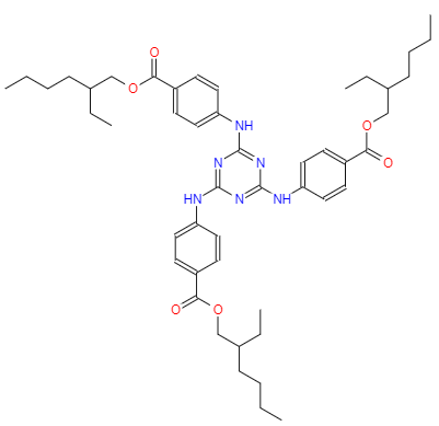 CAS： 88122-99-0，中文名稱： 辛基三嗪酮 英文名稱： Ethylhexyl Triazone 