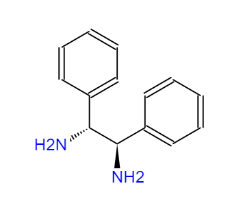 CAS： 35132-20-8，中文名稱： (1R,2R)-二苯基乙二胺 英文名稱：(1R,2R)-Diphenylethane-1,2-diamine 