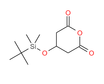 CAS： 91424-40-7，中文名稱： 3-(叔丁基二甲基硅氧基）戊二酸酐 英文名稱：3-(t-Butyldimethylsilyloxy) Glutaric Anhydride