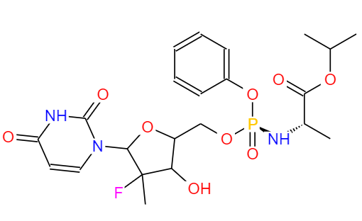 CAS： 1190308-01-0，中文名稱： 索非布韋R-磷酸鹽 英文名稱：PSI-7976 