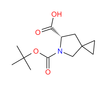 CAS： 1129634-44-1，中文名稱： (S)-5-(叔丁氧羰基)-5-氮雜螺[2.4]庚烷-6-羧酸