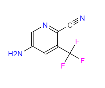 CAS： 573762-62-6，中文名稱： 5-氨基-3-(三氟甲基)氰基吡啶 英文名稱：5-Amino-3-(trifluoromethyl)pyridine-2-carbonitrile 