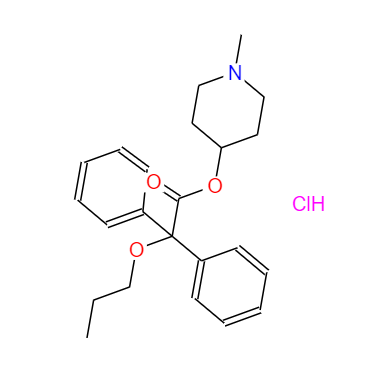  CAS： 54556-98-8，中文名稱： 鹽酸丙哌維林 英文名稱：PropiverineHydrochloride