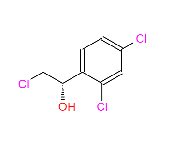 CAS： 126534-31-4，中文名稱： (S)-2-氯-1-(2,4-二氯苯基)乙醇 英文名稱：(S)-2-Chloro-1-(2,4-dichlorophenyl)ethanol 