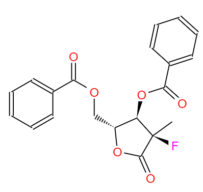 CAS： 874638-80-9，中文名稱： (2R)-2-脫氧-2-氟-2-甲基-D-赤式戊糖酸 GAMMA-內(nèi)酯 3,5-二苯甲酸酯