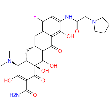 CAS： 1207283-85-9，英文名稱：Eravacycline 