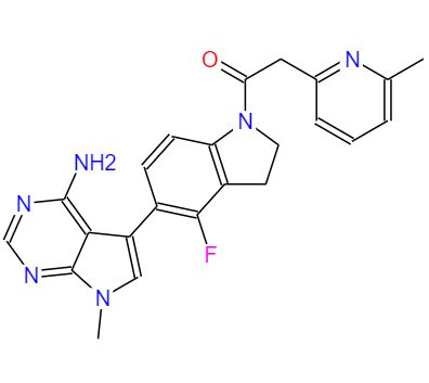 CAS： 1337532-29-2，英文名稱：GSK2656157 