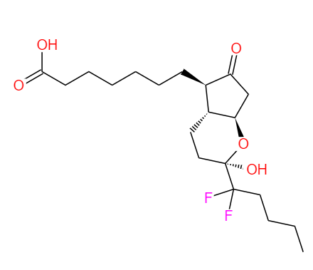 CAS： 333963-40-9，中文名稱： 魯比前列酮 英文名稱： lubiprostone 