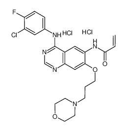 CAS： 289499-45-2，中文名稱： 卡那替尼 英文名稱：Canertinib dihydrochloride 