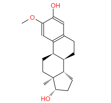  CAS： 362-07-2，中文名稱： 2-甲氧雌二醇 英文名稱：2-Methoxyestradiol