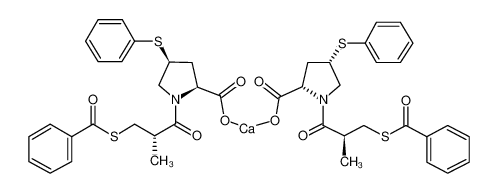 CAS： 81938-43-4，中文名稱： 佐芬普利鈣 英文名稱：Zofenopril calcium 