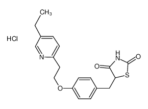  CAS： 111025-46-8，中文名稱： 吡格列酮 英文名稱：Pioglitazone