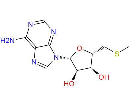CAS： 2457-80-9，中文名稱： 甲硫腺苷 英文名稱：5''-S-Methyl-5''-thioadenosine 