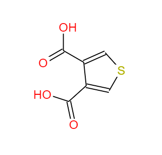 CAS： 4282-29-5，中文名稱： 3,4-噻吩二羧酸 英文名稱： 3,4-Thiophenedicarboxylic acid 