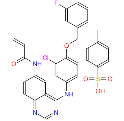 CAS： 1050500-29-2，中文名稱： 艾力替尼 英文名稱：AST1306 tosilate 