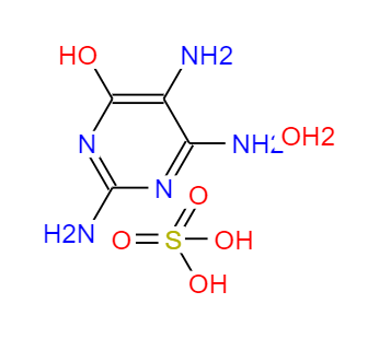 CAS： 35011-47-3，中文名稱： 2,4,5-三氨基-6-羥基嘧啶硫酸鹽 英文名稱：2,4,5-Triamino-6-hydroxypyrimidine sulfate 
