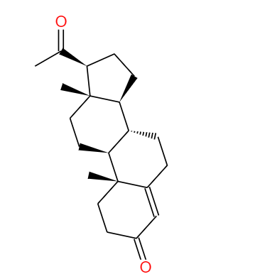  CAS： 57-83-0，中文名稱： 黃體酮 英文名稱： Progesterone