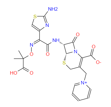 CAS： 72558-82-8，中文名稱： 頭孢他啶 英文名稱：Ceftazidine 