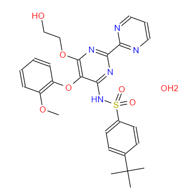 CAS： 157212-55-0，中文名稱： 波生坦(水合物) 英文名稱：Bosentan hydrate 