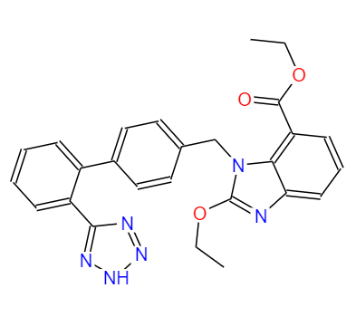 CAS： 139481-58-6，中文名稱： 坎地沙坦乙酯 英文名稱：CandesartanEthylEster 