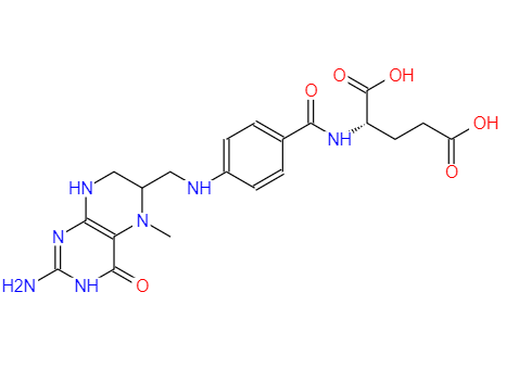  CAS： 134-35-0，中文名稱： 甲基葉酸鹽 英文名稱：L-methylfolate
