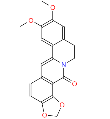  CAS： 19716-60-0，中文名稱(chēng)： 氧化表小檗堿 英文名稱(chēng)：Oxyepiberberine