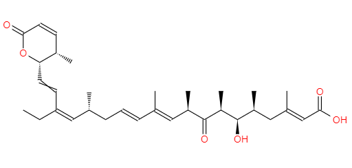 CAS： 87081-35-4，英文名稱：Leptomycin B 
