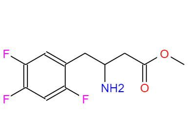 CAS：1253055-92-3，中文名稱：3-氨基-4-(2,4,5-三氟苯基) 丁酸甲酯，英文名稱：Methyl3-amino-4-(2,4,5-trifluorophenyl)butanoate