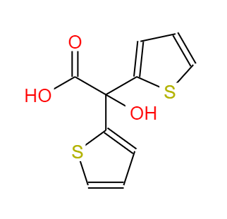 CAS： 4746-63-8，中文名稱： 2-羥基-2,2-二(噻吩-2-基)乙酸 英文名稱：2-HYDROXY-2,2-BIS(2-THIENYL) ACETIC ACID