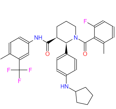 CAS： 1346623-17-3，英文名稱：Avacopan 