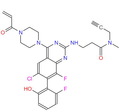 CAS： 2436544-27-1，英文名稱：ARS-1323-alkyne 