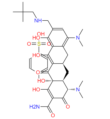 CAS： 1075240-43-5，中文名稱： 奧瑪環(huán)素 英文名稱：Omadacycline 