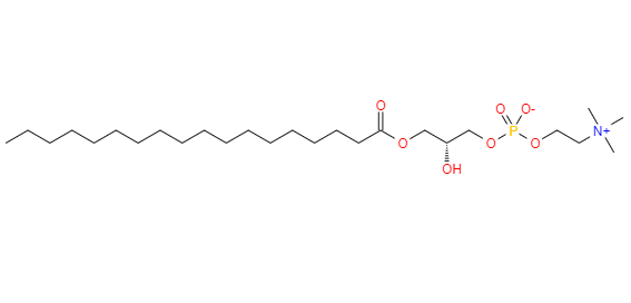 CAS： 19420-57-6，中文名稱： 1-硬脂酰-SN-甘油-3-磷酰膽堿 英文名稱：1-Octadecanoyl-sn-glycero-3-phosphocholine