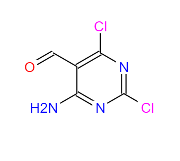 CAS： 5971-68-6，中文名稱： 4-氨基-2,6-二氯嘧啶-5-甲醛 英文名稱：4-Amino-2,6-dichloropyrimidine-5-carboxaldehyde 