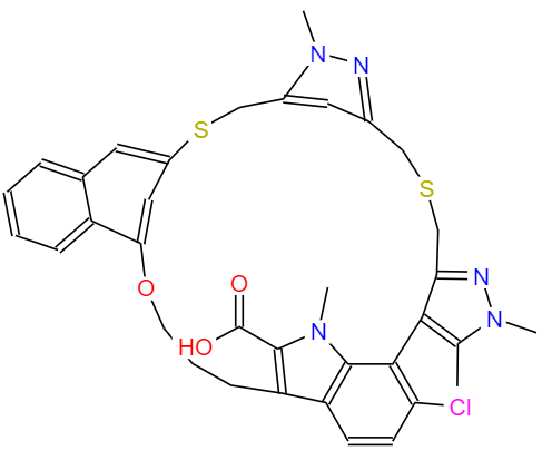  CAS： 2143061-81-6，英文名稱：AZD5991