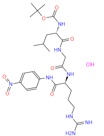 CAS： 71730-95-5，中文名稱： 鱟試劑三肽鹽酸鹽 英文名稱：Boc-Leu-Gly-Arg-pNA.HCl 