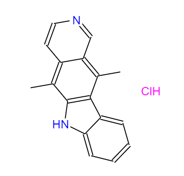 CAS： 5081-48-1，中文名稱： 玫瑰樹鹽酸鹽 英文名稱：Ellipticine Hydrochloride 