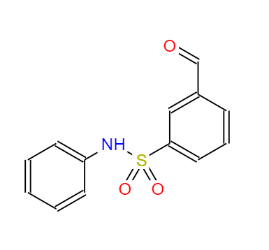 CAS： 405058-55-1，中文名稱： N-苯基-3-醛基苯磺酰胺 英文名稱：BenzenesulfonaMide, 3-forMyl-N-phenyl- 